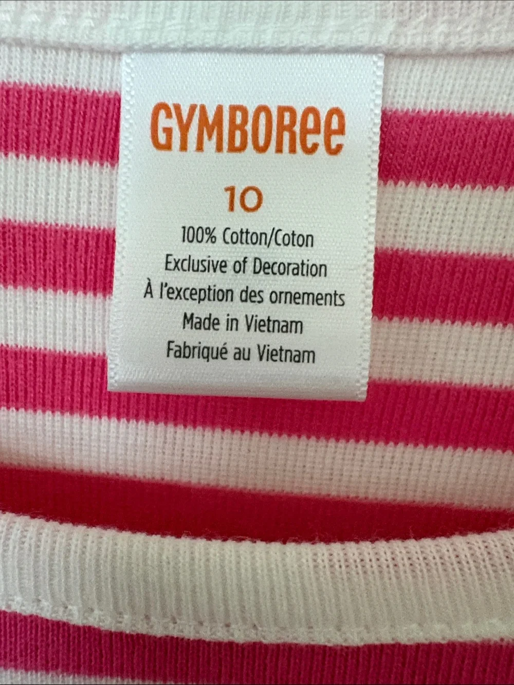 Gymboree Pink & White Striped Cupcake and Strawberry Dress Size 10 Birthday